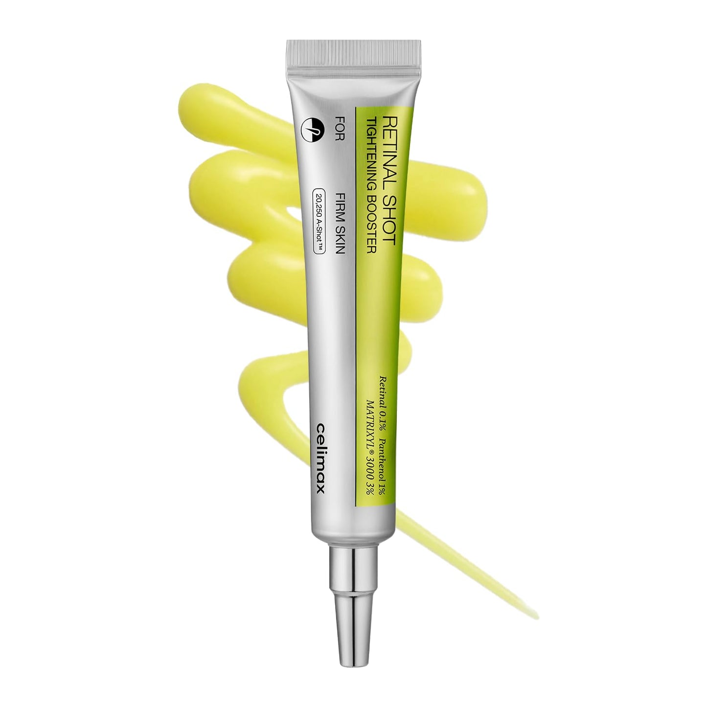 celimax The Vita A Retinal Shot Tightening Booster | 0.1% Retinal, 3% Matryxyl, High-Strength Retinoid for Anti-Aging, Pore Minimizer, Wrinkles & Fine Lines, Firmer Skin, 15ml