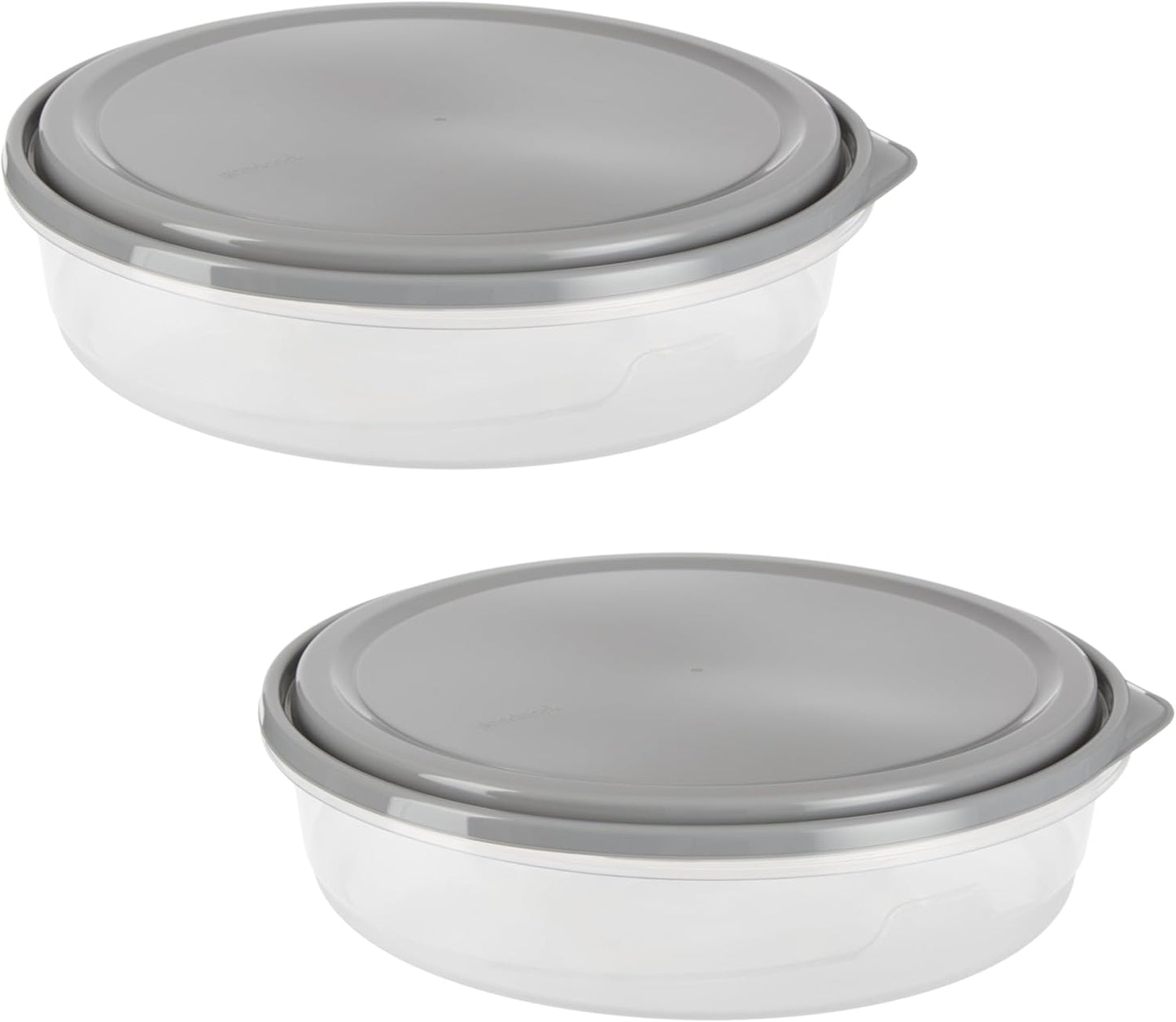 GoodCook EveryWare Extra Large Square Food Storage Container, 2 Pack, BPA Free