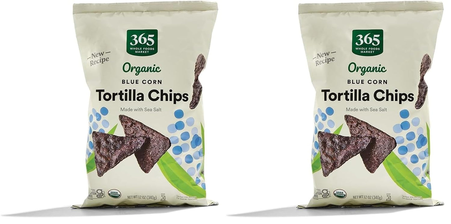 365 by Whole Foods Market, Organic White Corn Tortilla Chips, 12 Ounce