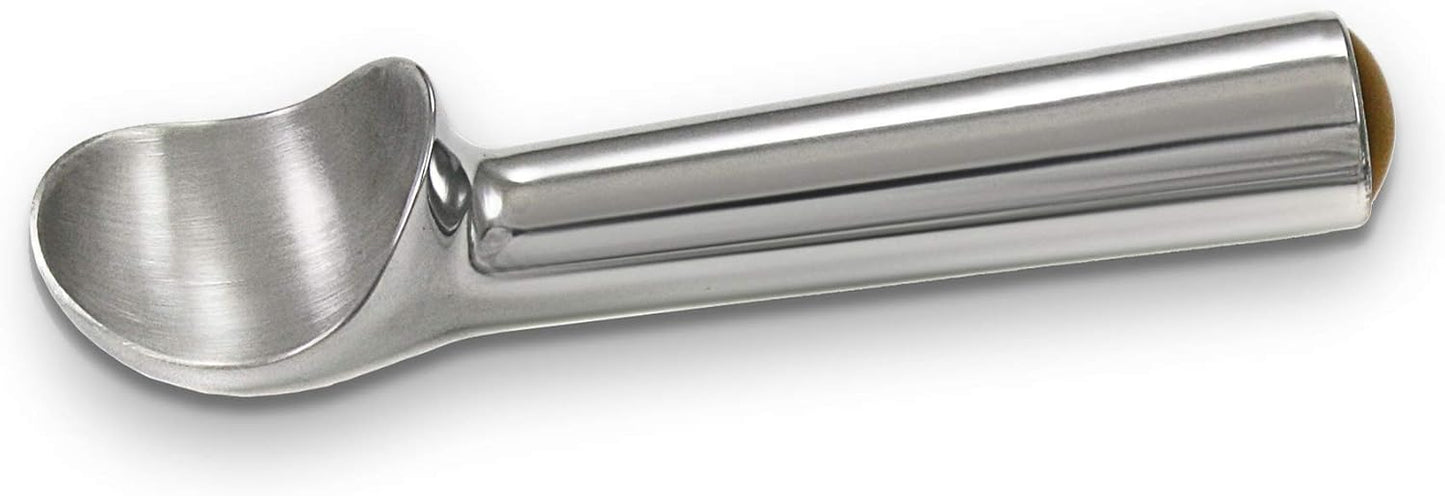 Zeroll, Size 20, in Silver 1020 Original Ice Cream Unique Liquid Filled Heat Conductive Handle Simple One Piece Aluminum Design Easy Release 40 Scoops per, 2-Ounce