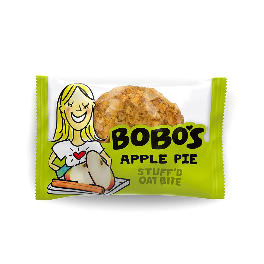 Bobo's Oat Bites Stuff'd Variety Pack (Strawberry, Original Chocolate Chip, and Apple Pie), Pack of 30 (1.3 oz Bites), Gluten Free Whole Grain Rolled Oats