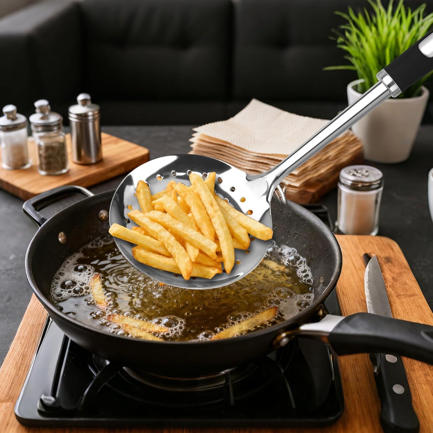 11‑Piece Stainless Steel Kitchen Utensil Set – Premium Thickened Cooking Tools