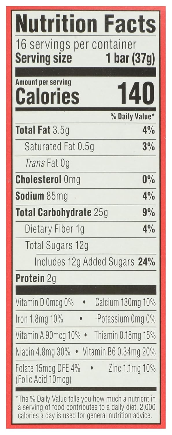 365 by Whole Foods Market, Organic Strawberry Fruit and Grain Bars, 20.8 Ounce, 16 Count