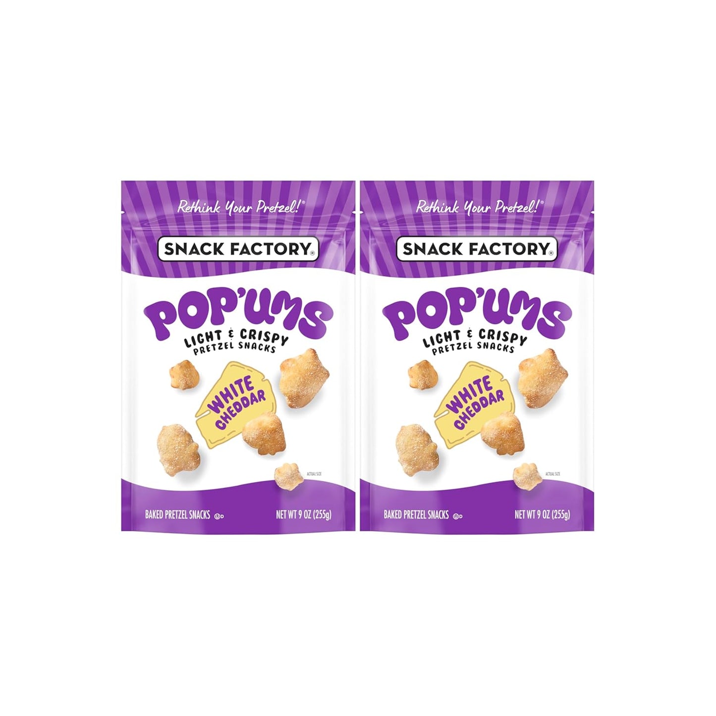 Snack Factory Pop'ums Sea Salt Pretzel Snacks, 9 Oz Bag