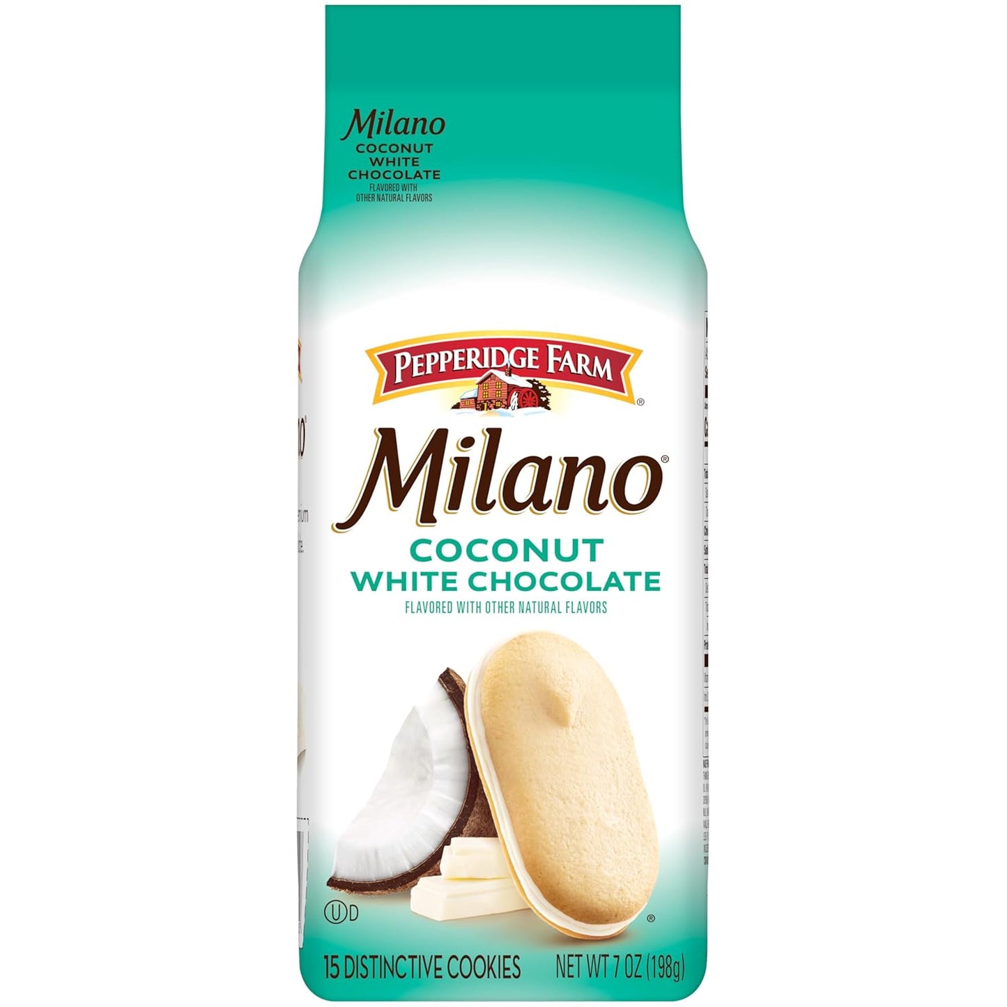 Pepperidge Farm Milano White Chocolate Mango Flavored Cookies, 7 Oz Bag