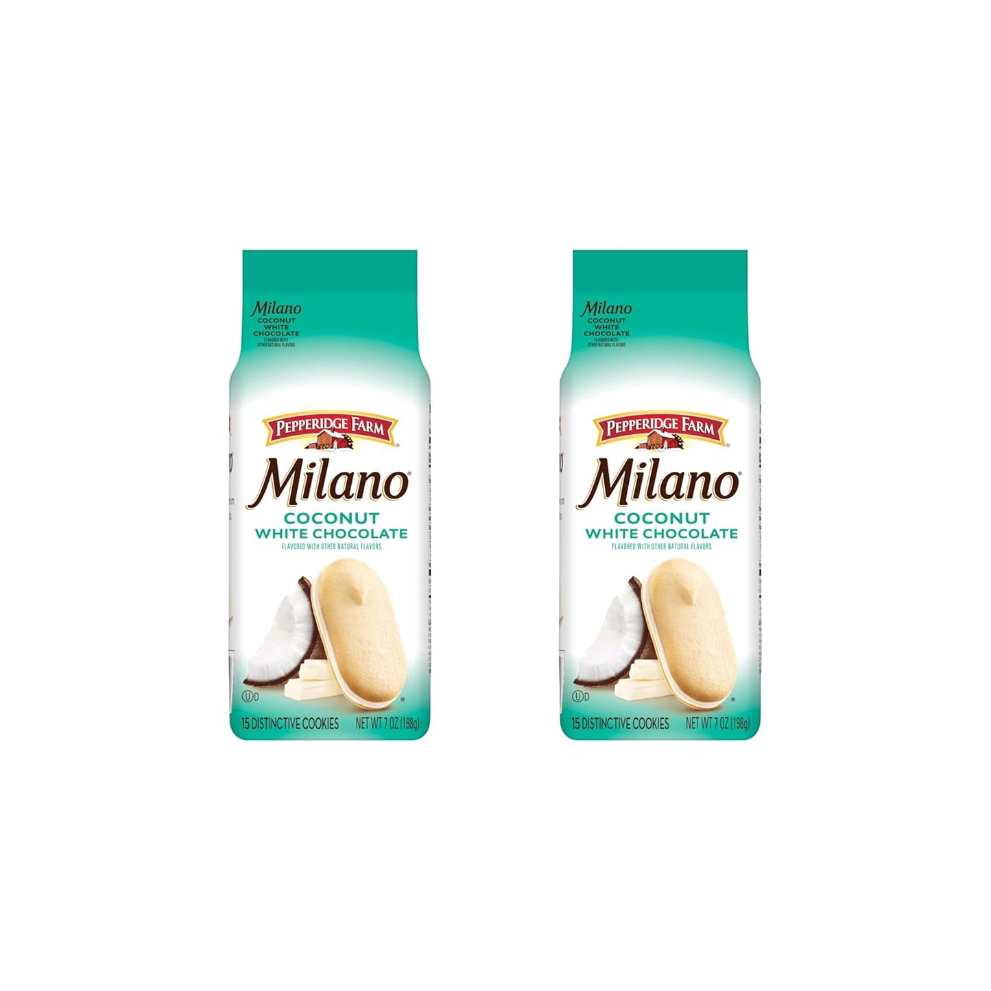 Pepperidge Farm Milano White Chocolate Mango Flavored Cookies, 7 Oz Bag