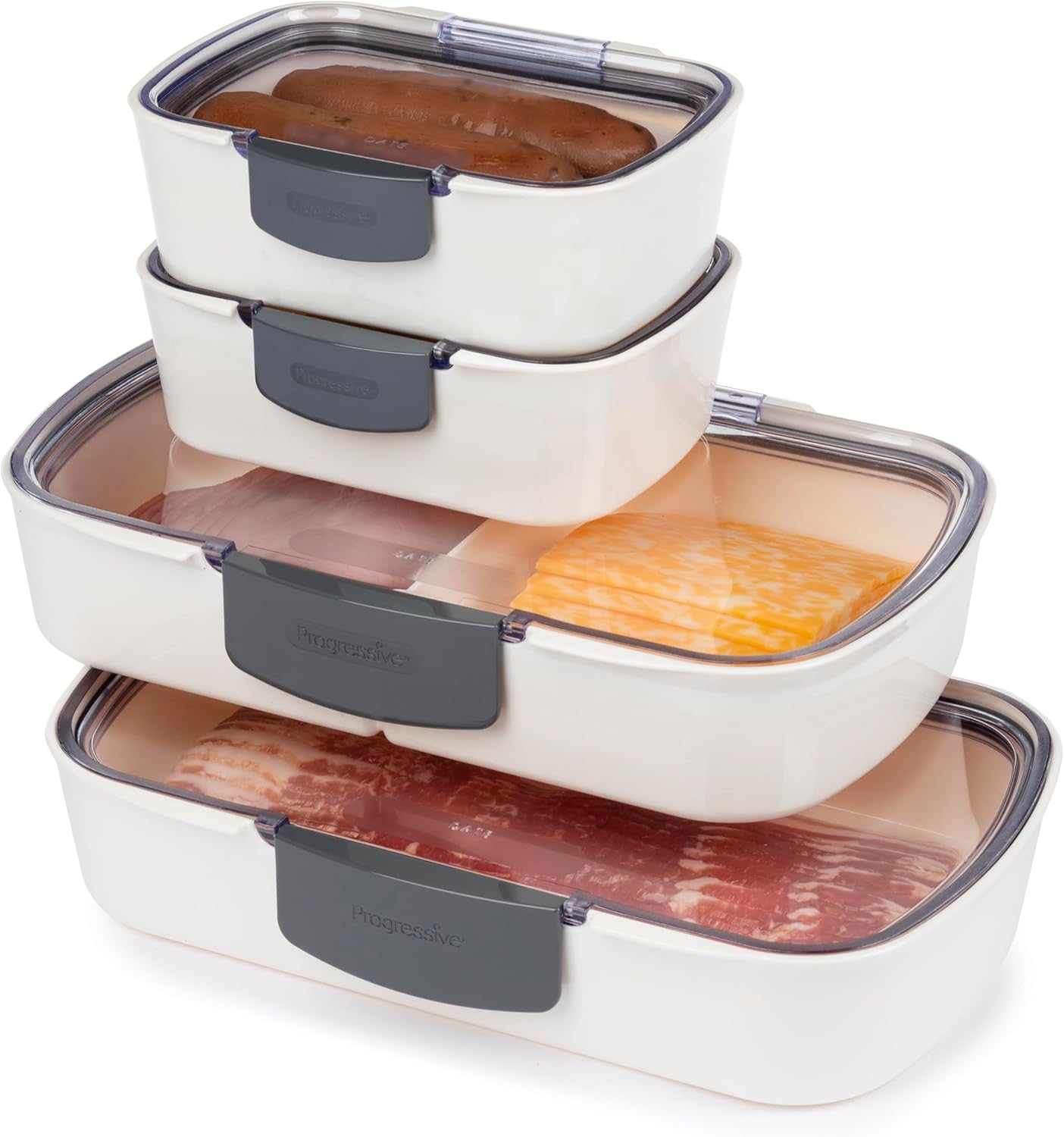 ProKeeper Deli Food Storage Container with Air-Tight Silicone Seal and Dry Erase Compatible Lid