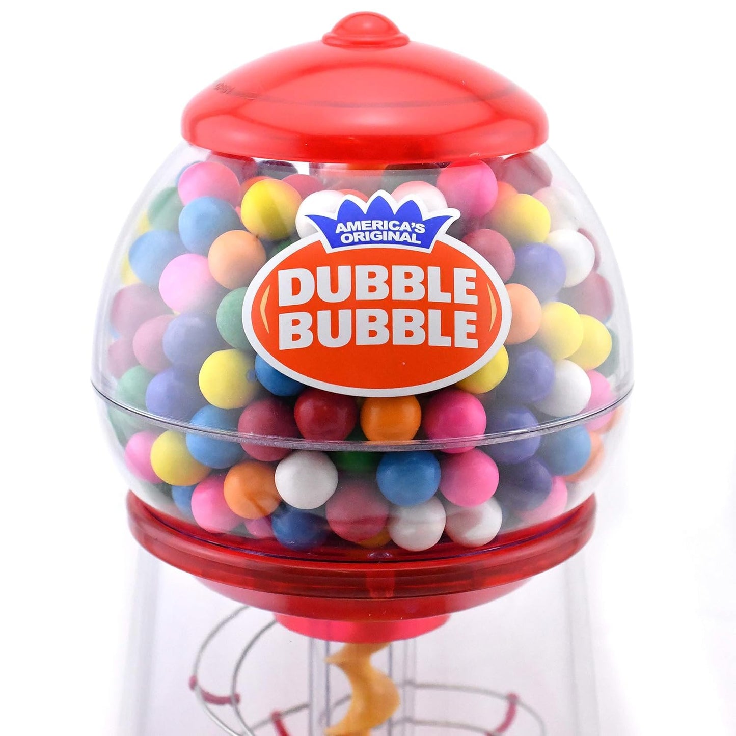 Dubble Bubble Gumball Machine Refill - More than 3 Pounds of Bulk Bubblegum Balls - .5 Inch Assorted Gumballs for Small Mini Candy Dispenser - 53 Ounce Bag (Pack of 1)