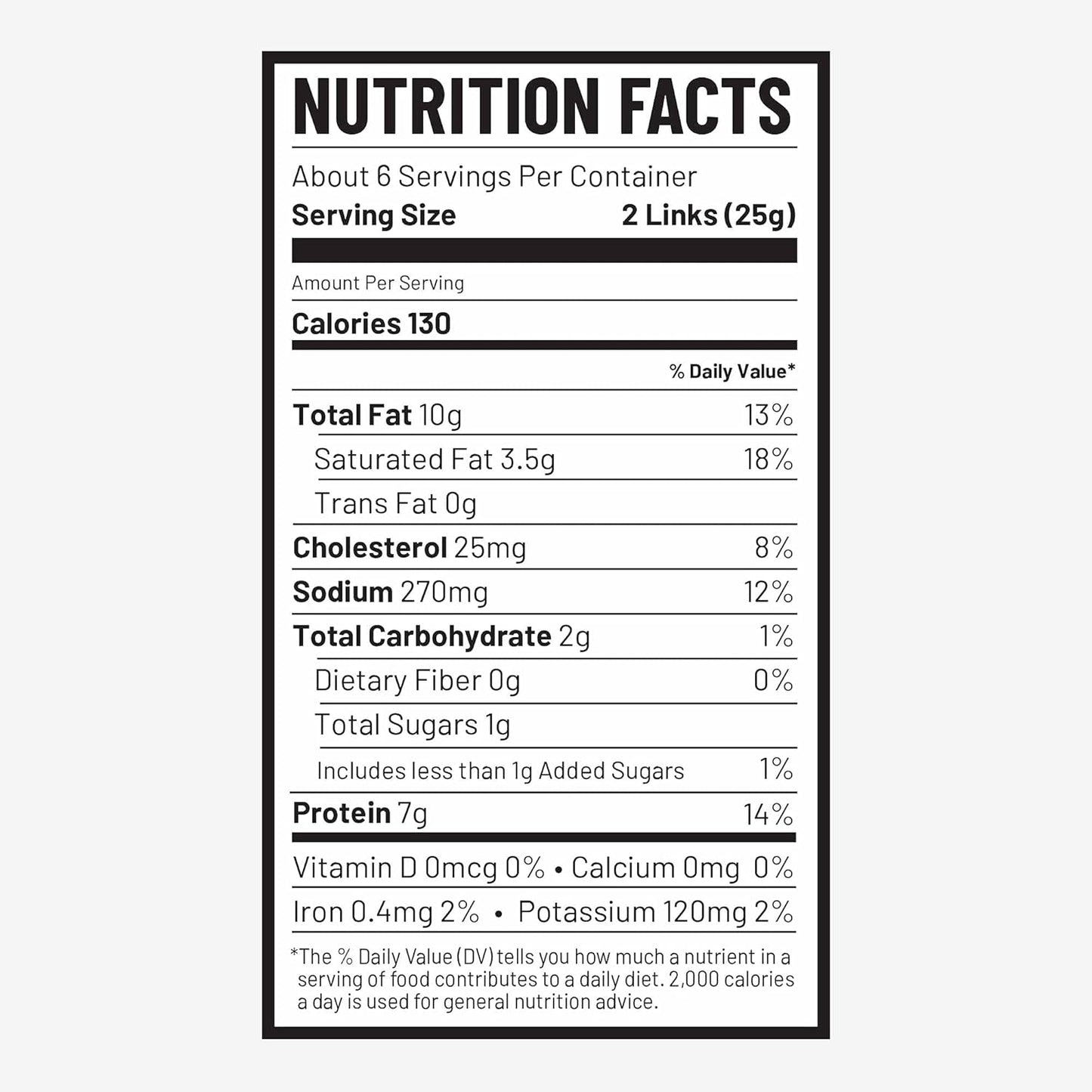 Duke's Pork Cajun Andouille Smoked Shorty Sausages, 7g Protein Per Serving, 5 oz.