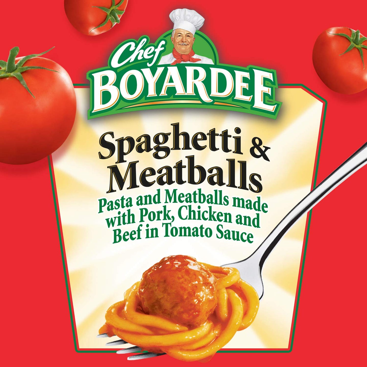 Chef Boyardee Spaghetti and Meatballs, 14.5 Oz Cans, Pack of 4, Delicious and Convenient Italian Meal