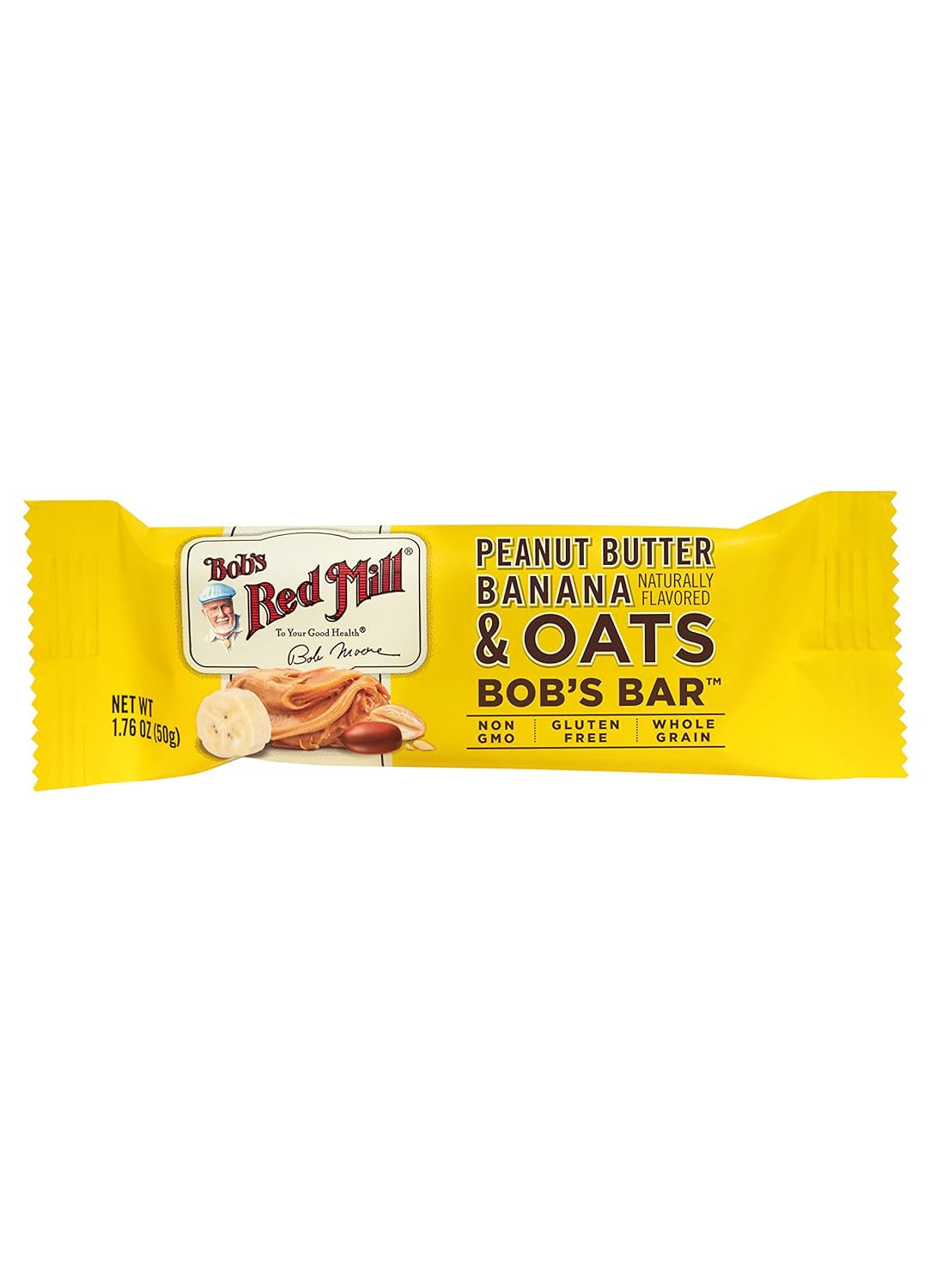 Bob's Red Mill 12pk Peanut Butter Chocolate & Oats Bar, 12 bars (Pack of 1) - Non GMO, Gluten Free, Kosher