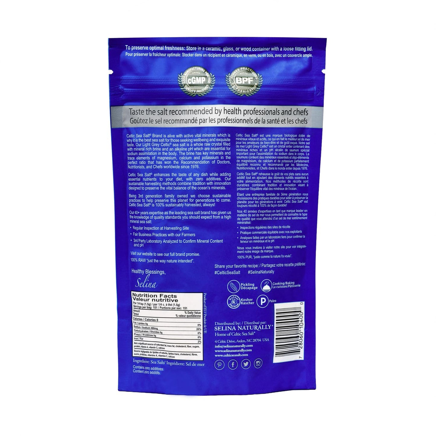 Celtic Sea Salt Lt Grey Pou, 0.57 Pound