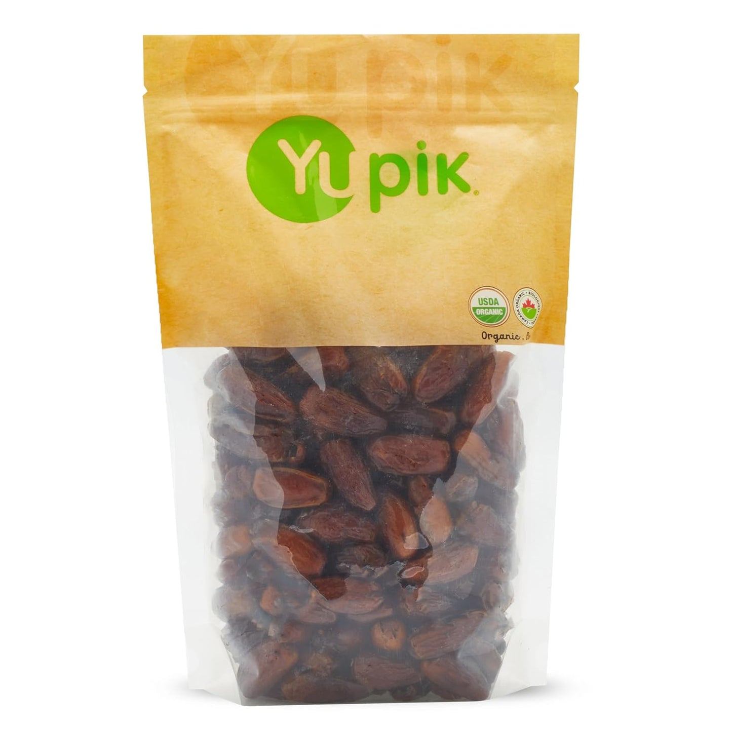 Yupik Organic Medjool Dates with Pits, 2.2 lb (35.2 oz), Non-GMO, Gluten-Free, Vegan, Kosher, Dried Fruits, Naturally Sweet, Sulphite-Free, Source of Fiber, Healthy Snacks, Ideal for Baking & Topping