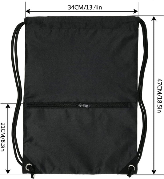 HOLYLUCK Drawstring Backpack Bag Sport Gym Sackpack