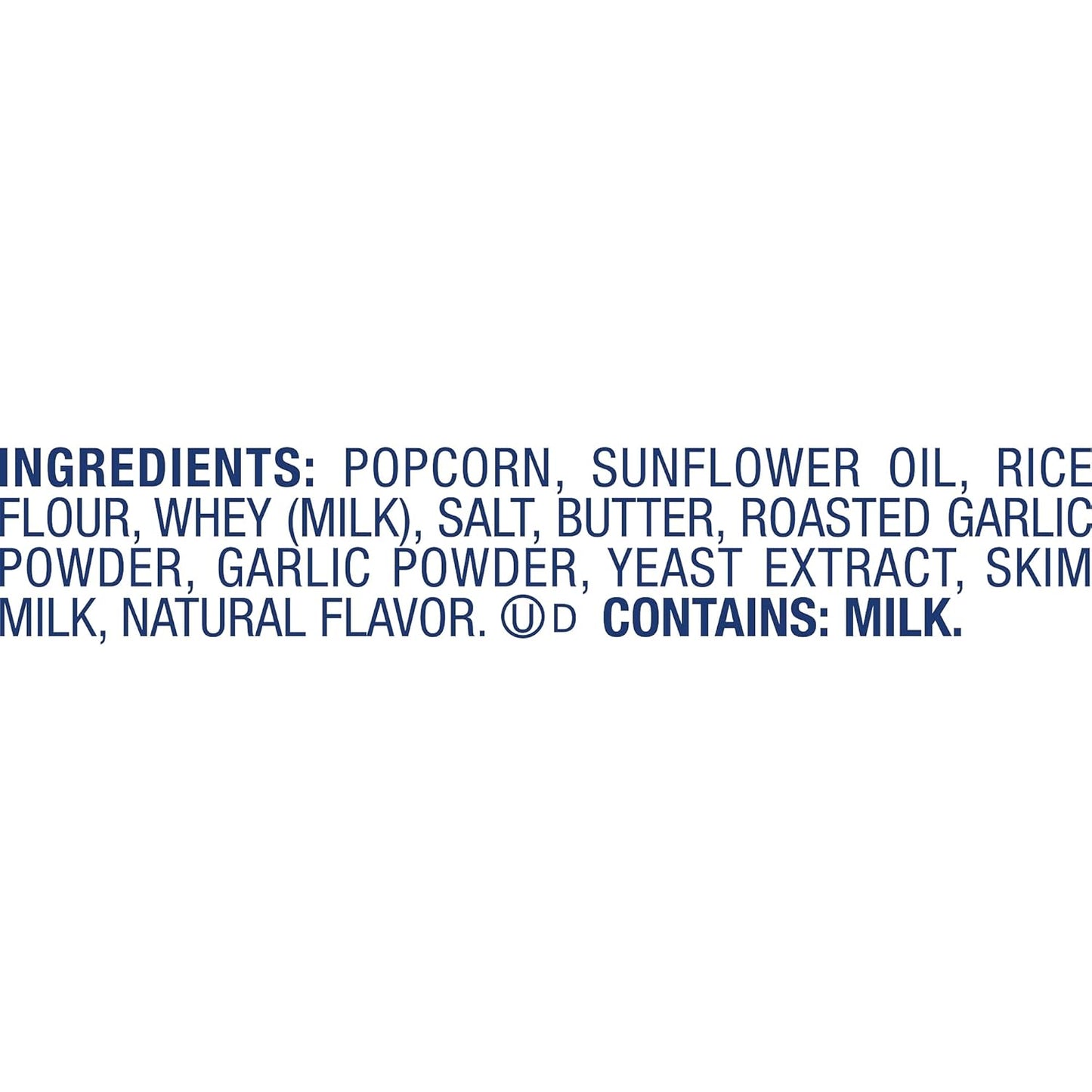 SkinnyPop Roasted Garlic Butter Popcorn, Whole Grain Gluten-Free Snack, 4.4 oz Bag
