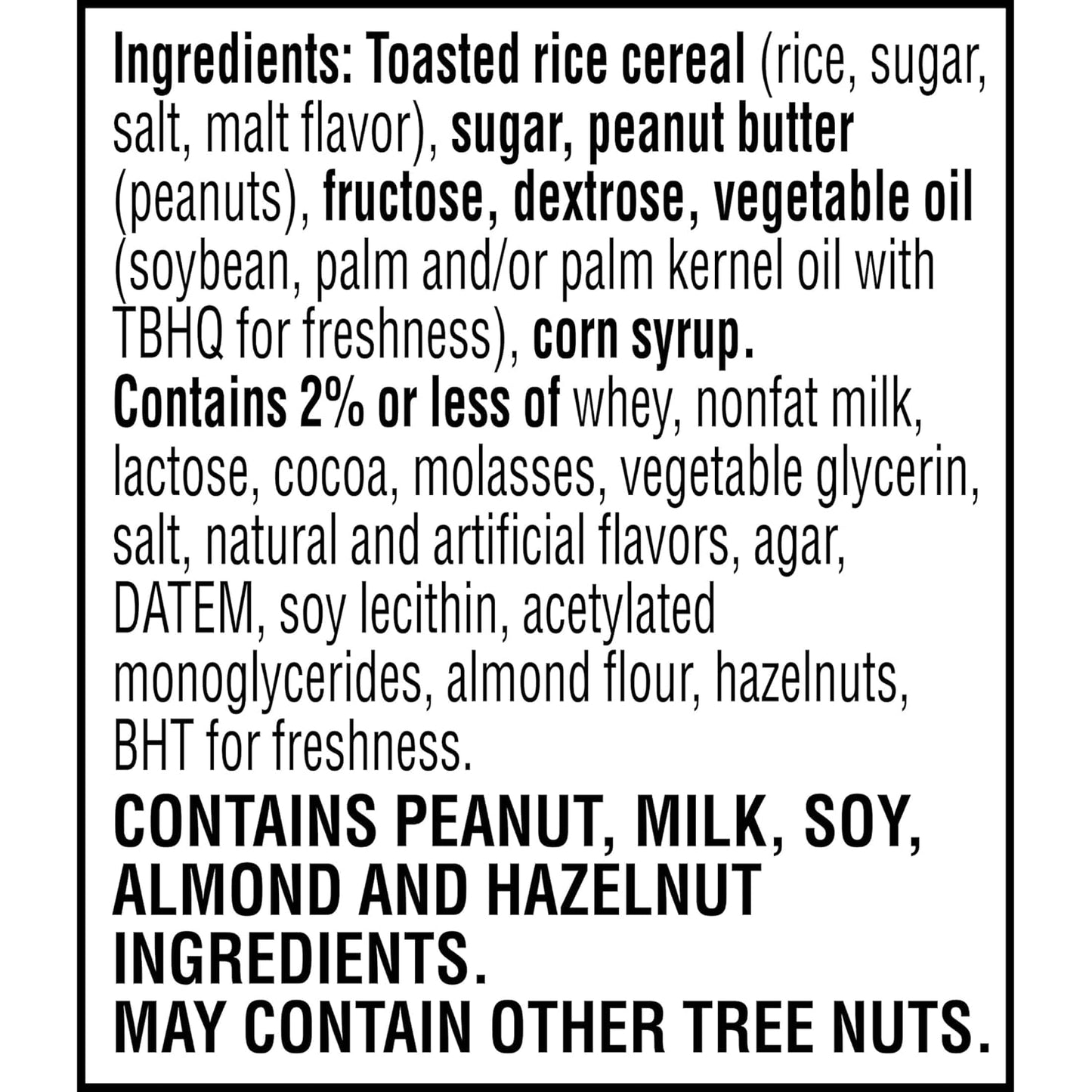 Rice Krispies Treats Crispy Rice Squares, Snack Bars, Chocolatey Peanut Butter, 10.8oz Box (14 Count)