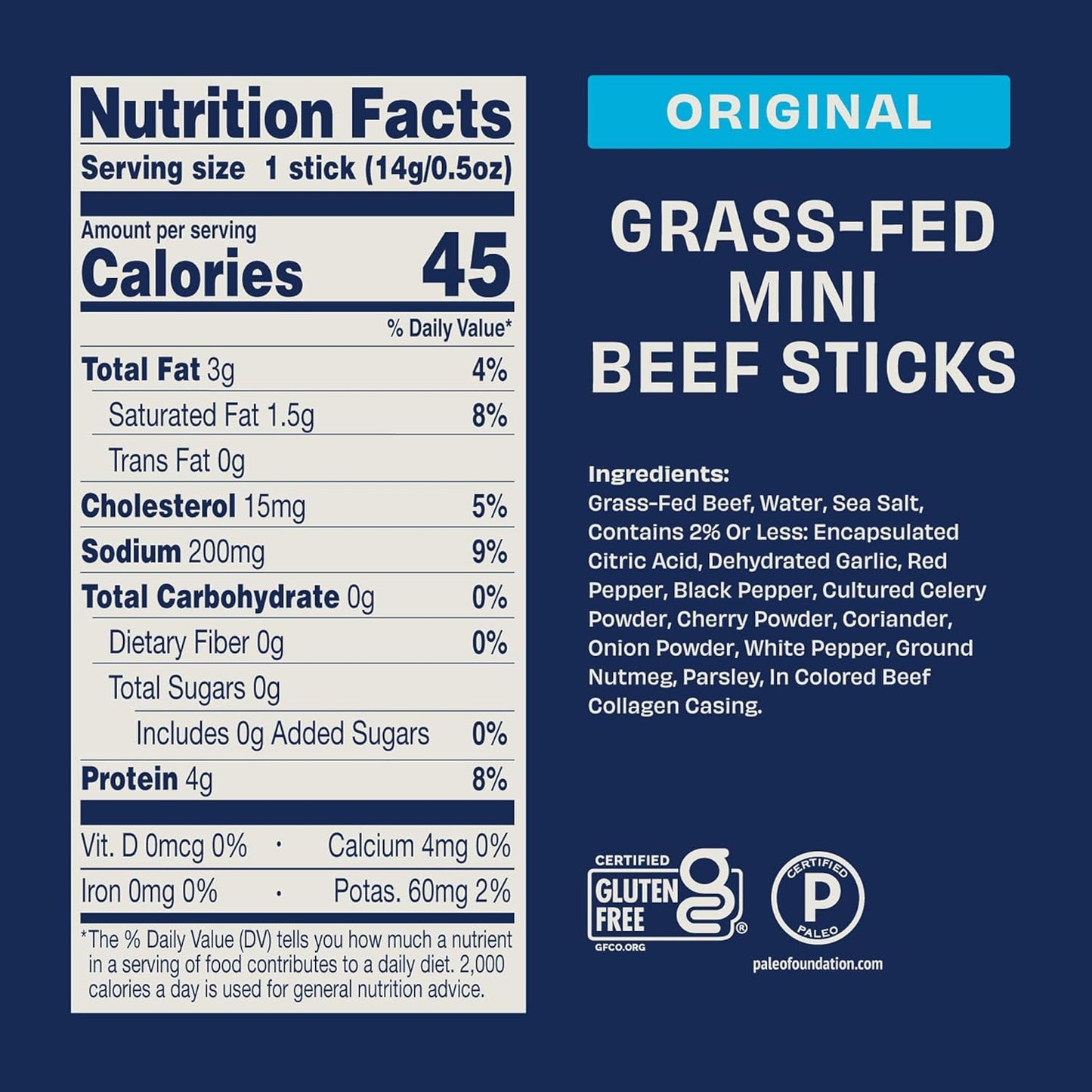 Archer Jerky Mini Beef Jerky Sticks - Grass Fed Beef Sticks Individually Wrapped, Bulk Snack Packs for Adults, Gluten Free, Paleo, Keto, Low Carb - .5 oz (Pack of 12)