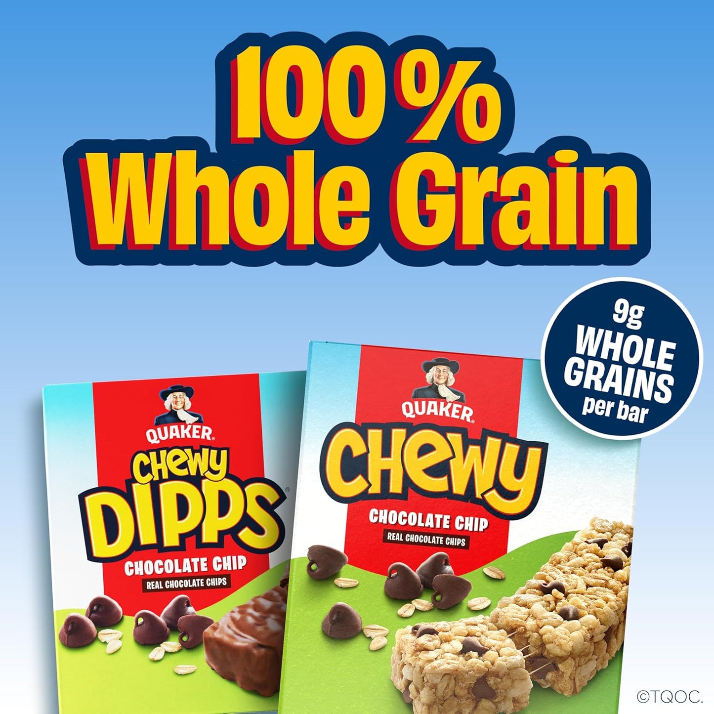 Quaker Chewy Granola Bar Chocolate Chip Granola Bars, 0.84 Oz, 8 Ct