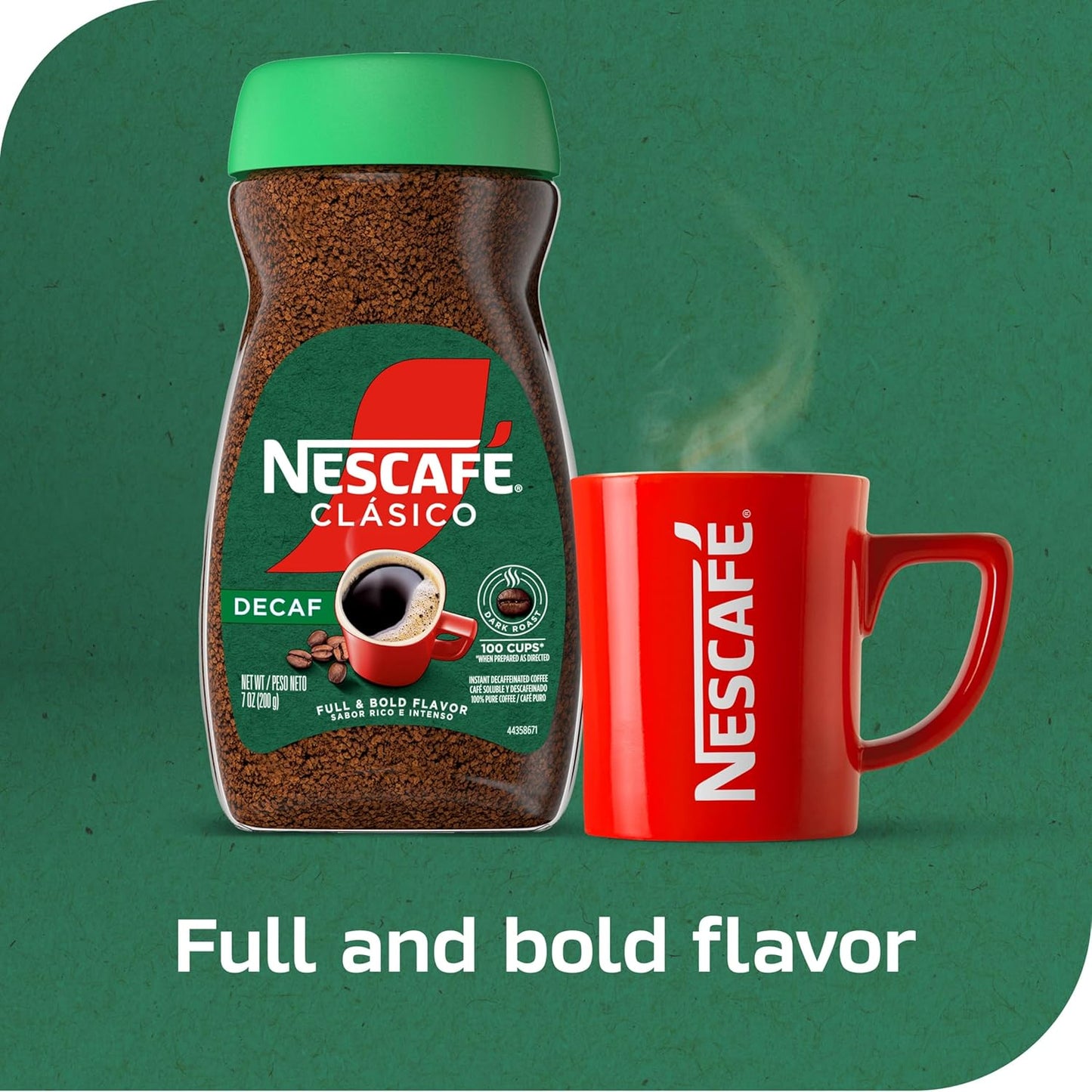 Nescafe Clasico Decaf, 7 Ounce Jar