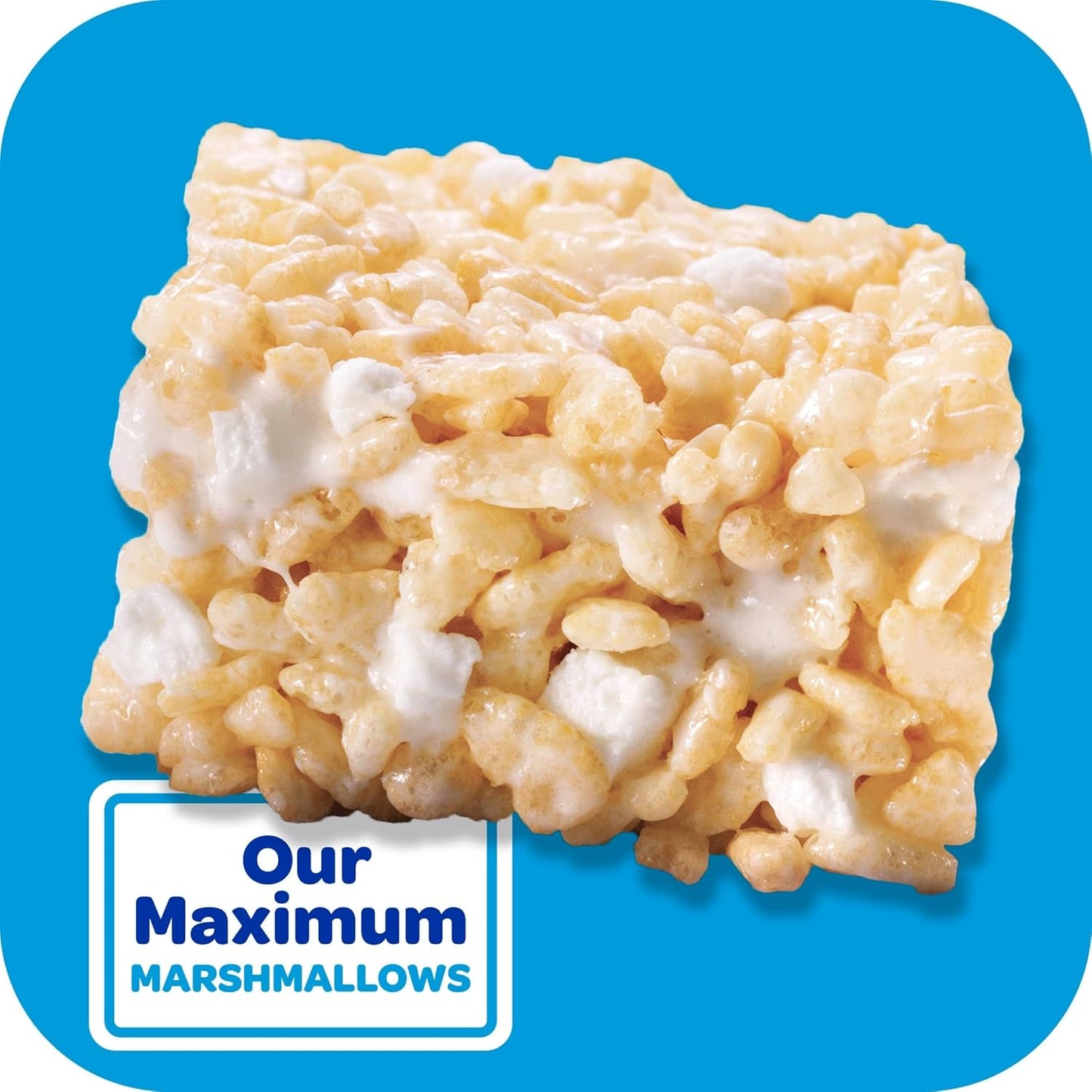 Rice Krispies Treats Homestyle Crispy Marshmallow Squares, Kids Snacks, Snack Bars, Original, 27.9oz Box (24 Bars)