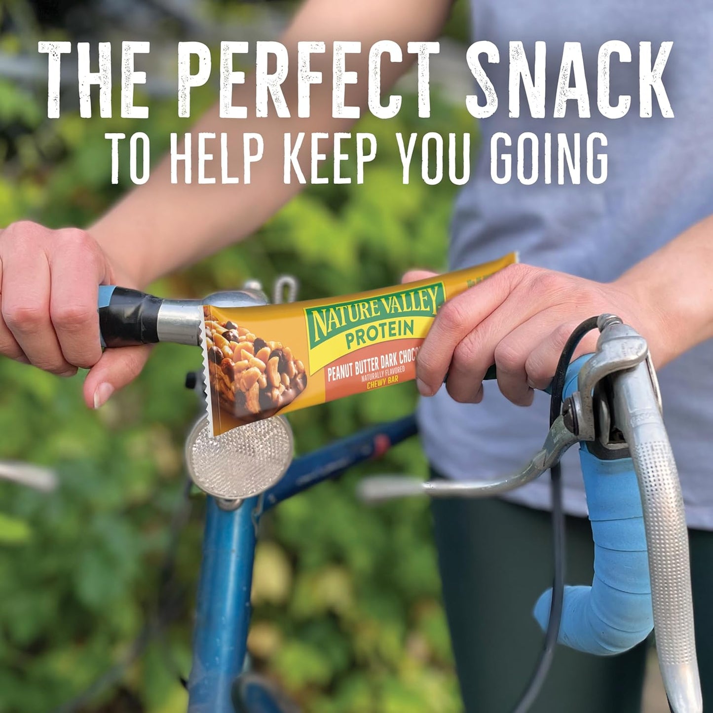 Nature Valley Protein Chewy Snack Bars, Peanut Butter Dark Chocolate, 20 Bars, 28.4 oz