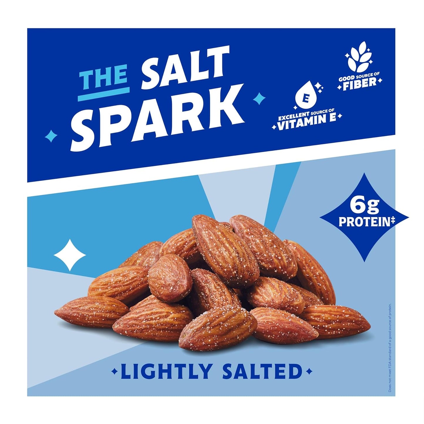 Blue Diamond Almonds Low Sodium Lightly Salted Snack Nuts, 100 Calorie Packs, 0.6 Ounce (Pack of 32)
