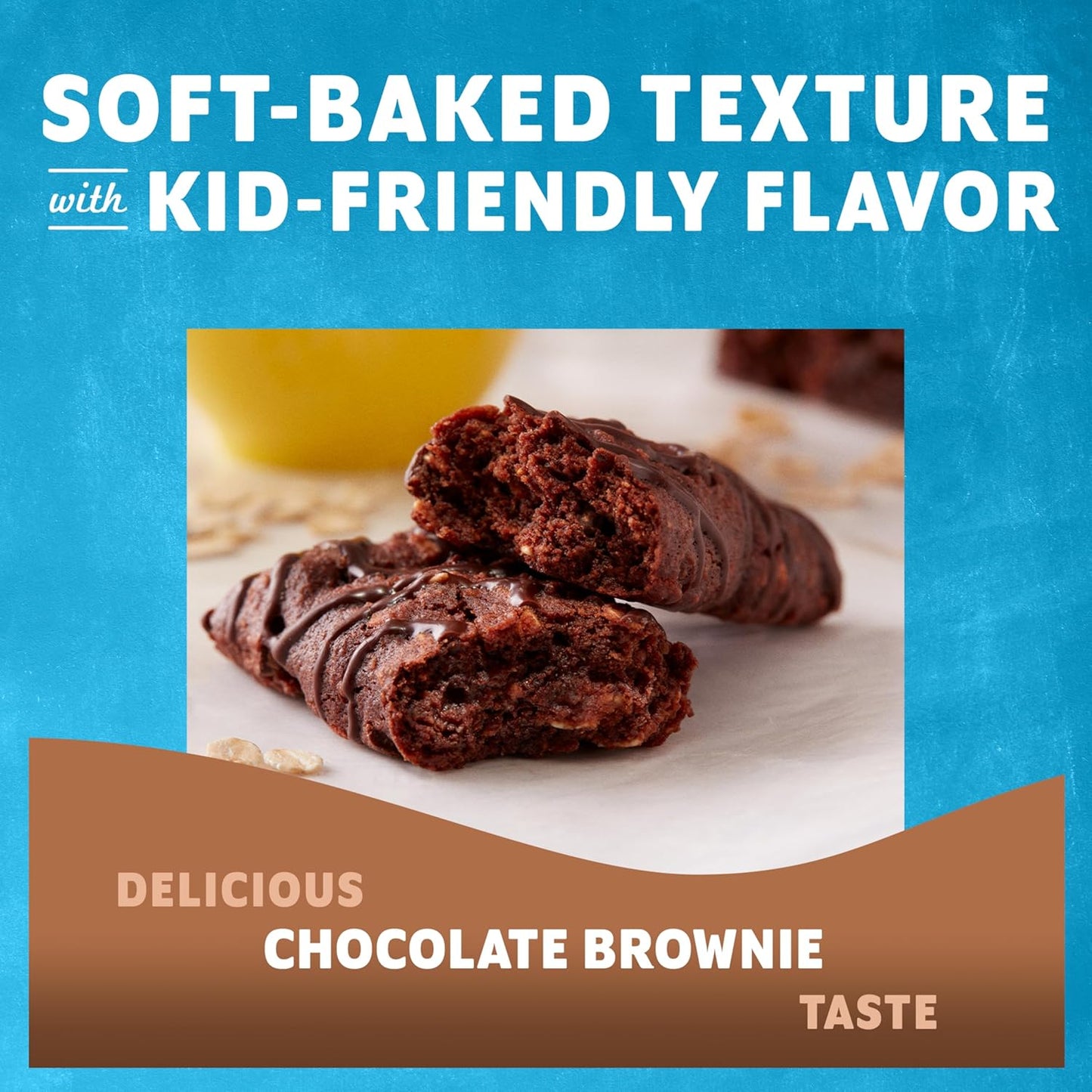 Zbar - Chocolate Brownie - Soft-Baked Energy Snack Bars - Non-GMO - 11g Whole Grains - USDA Organic Granola Bars - Snacks for Kids (24 Pack)