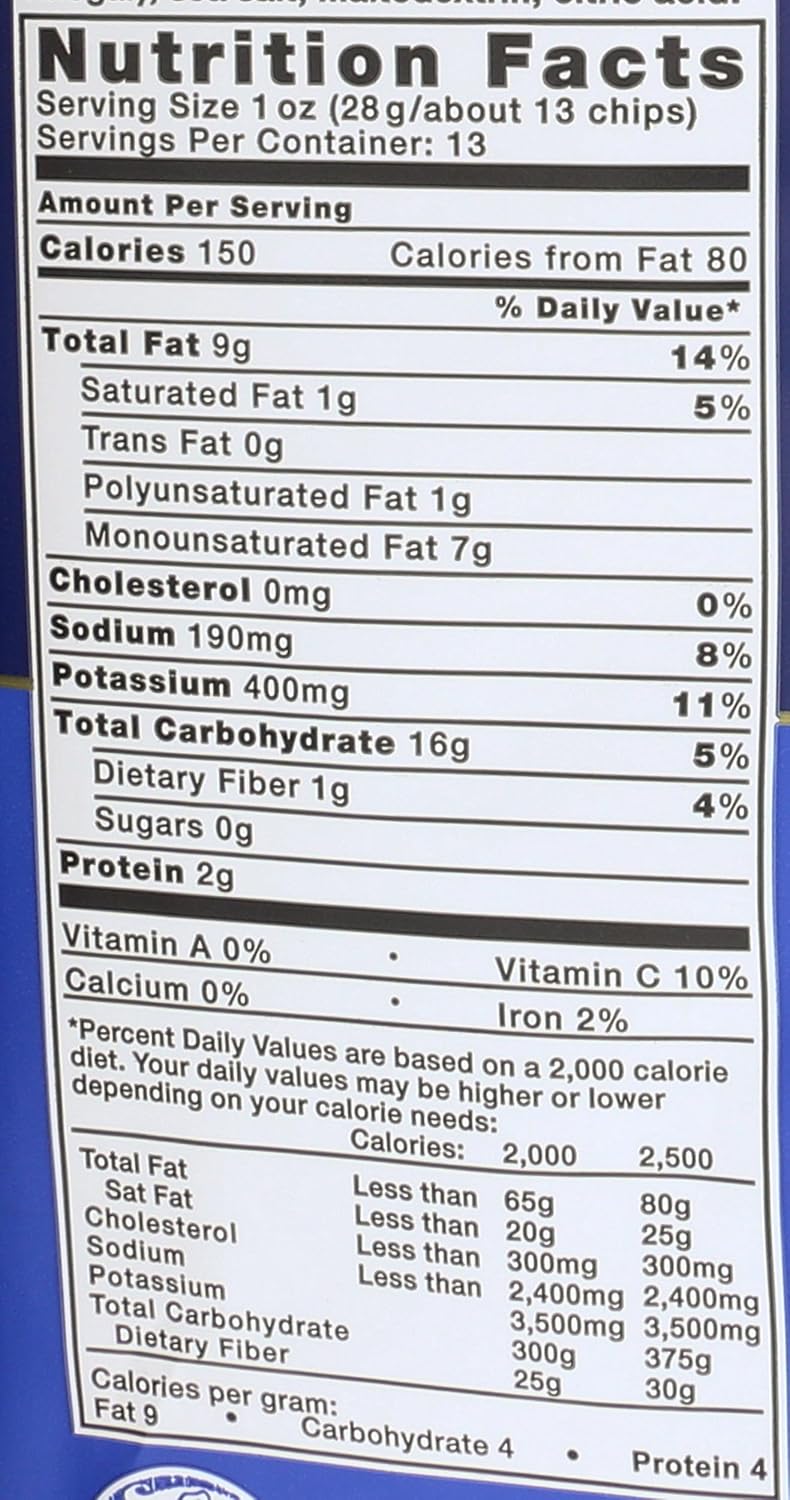Kettle Foods Salt And Vinegar Potato Chips, 13 OZ