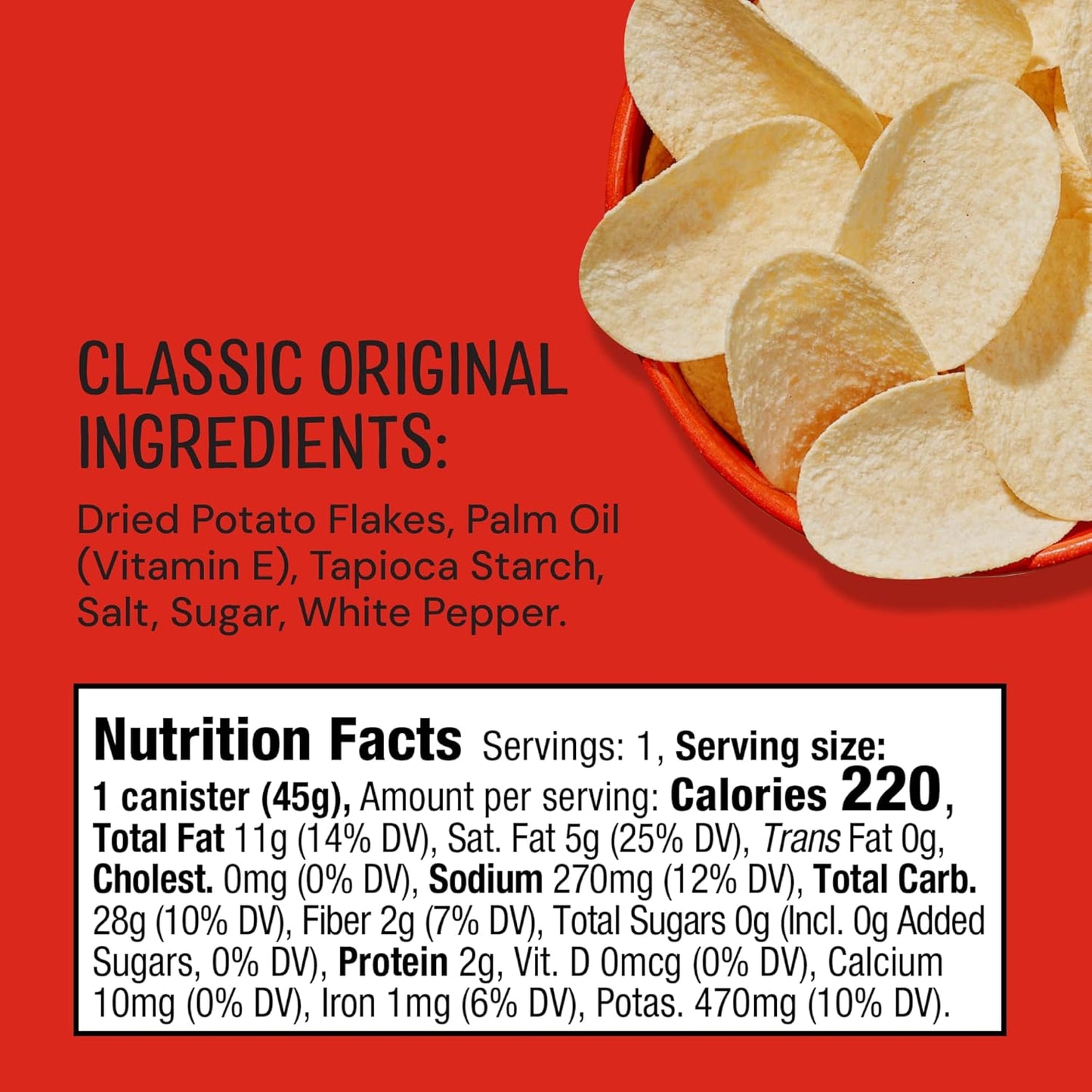 The Good Crisp Company Minis Original Gluten-Free Potato Chips, 1.6 Oz Cans (Pack of 12), Non-GMO, Allergen Friendly, Potato Chip Snack Pack