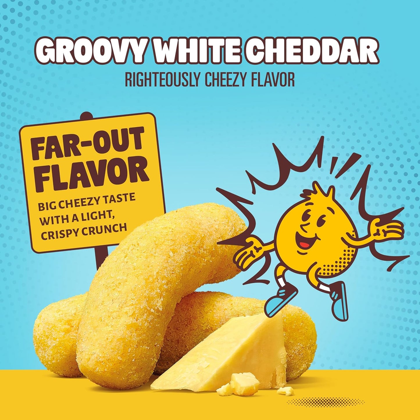 Hippeas Chickpea Puffs, Variety Pack, Groovy White Cheddar, Jalapeño Cheddar, All Dressed, 30 x 0.8 oz, Baked Crunchy Chickpea Snacks, 3g Plant Protein, 2g Fiber & 50% Less Fat, Dairy & Gluten Free