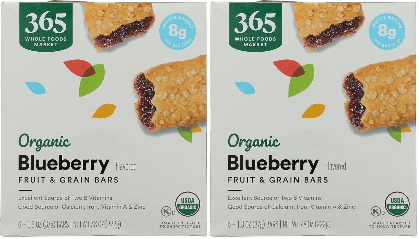 365 by Whole Foods Market, Organic Strawberry Cereal Bar 6 Count, 7.8 Ounce