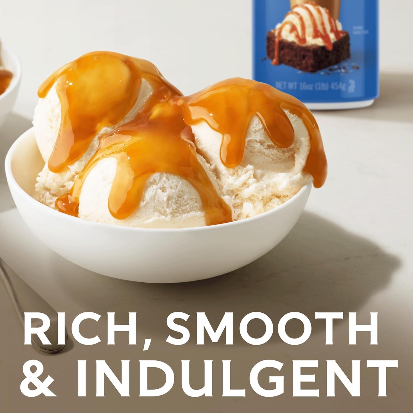 GHIRARDELLI Premium Dessert Sauce 16 oz Bottle, Sea Salt Caramel โ Smooth Salted Caramel for Desserts & Drinks