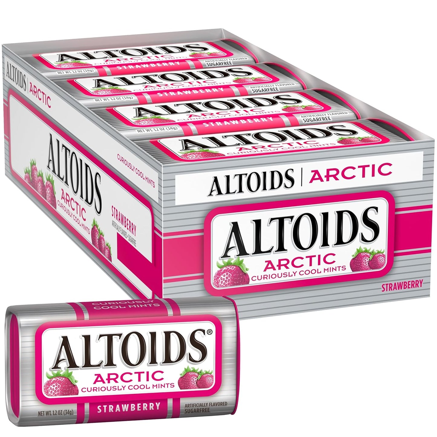 AltoidsWintergreen Curiously Strong Mints, 1.76 Ounce Each (3 Pack, 5.28 Ounce Total)