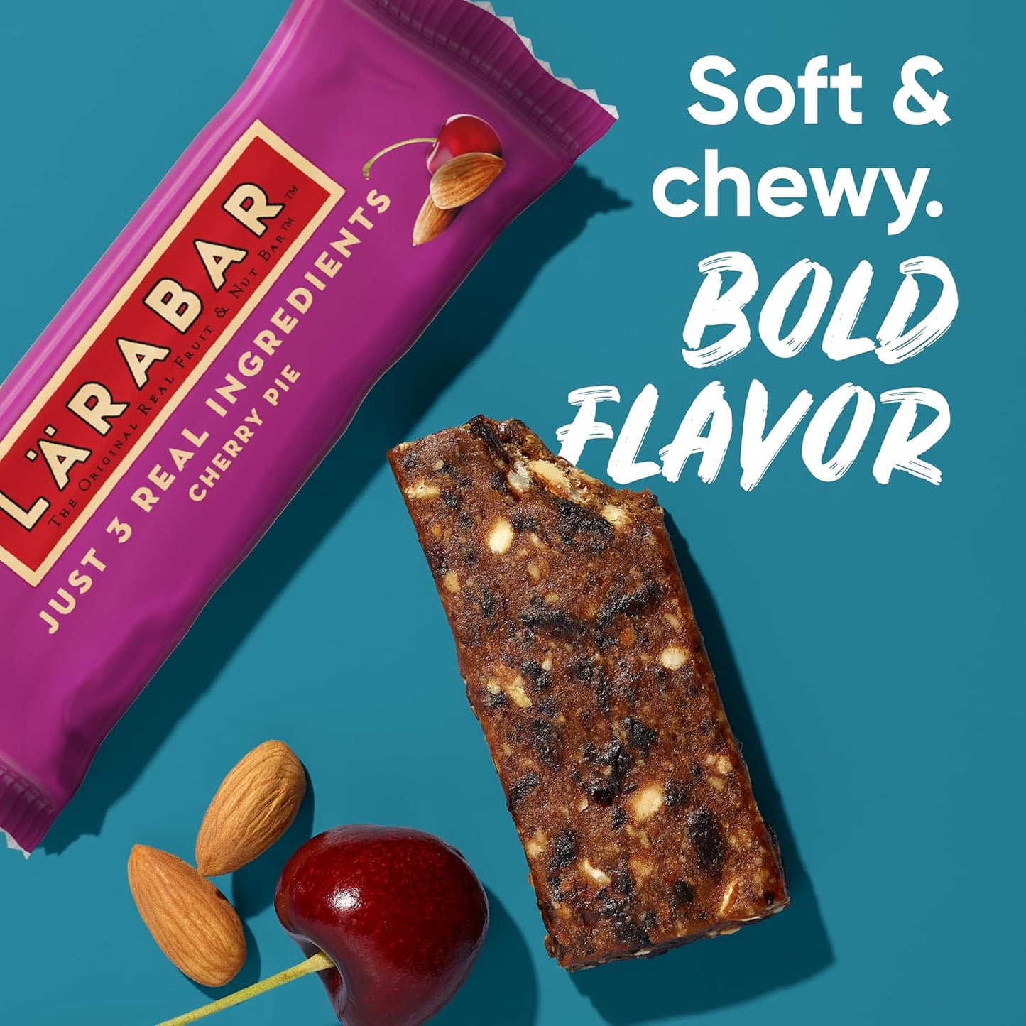 Larabar Cherry Pie Fruit and Nut Bar, Gluten Free and Vegan, 27.2 oz, 16 Ct