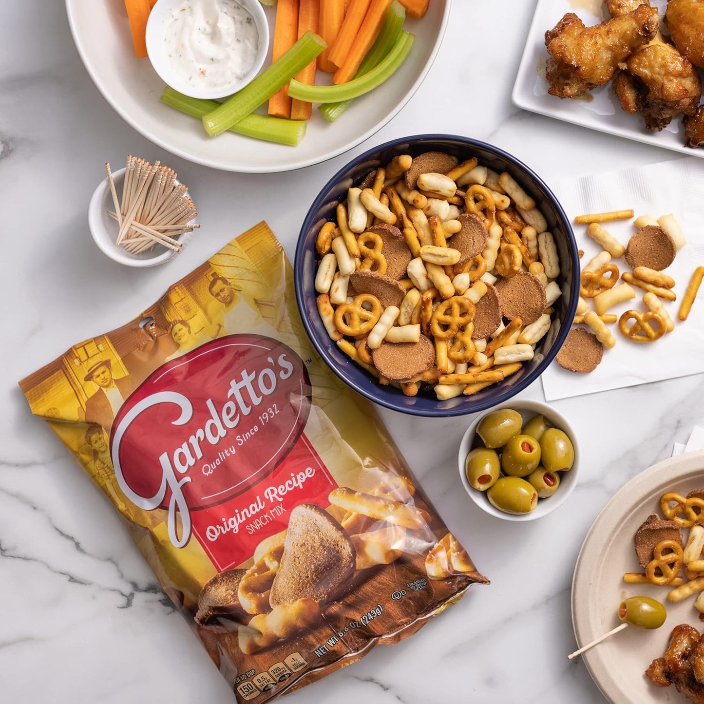 Gardetto's Snack Mix, Original Recipe, Snack Bag, 8.6 oz