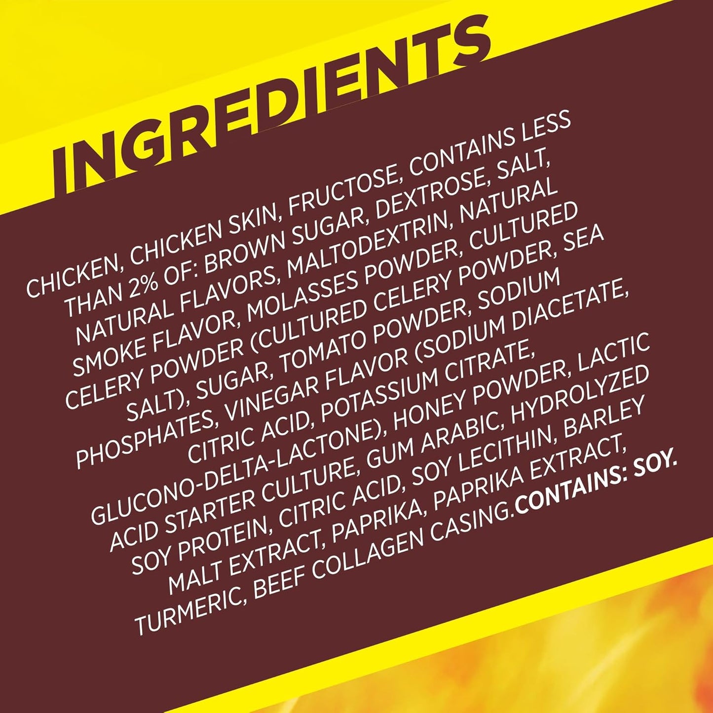 Slim Jim Chicken Sticks, Buffalo Wild Wings Honey BBQ Seasoned, 7g Protein per Serving, 0.28 oz. (14 Count)