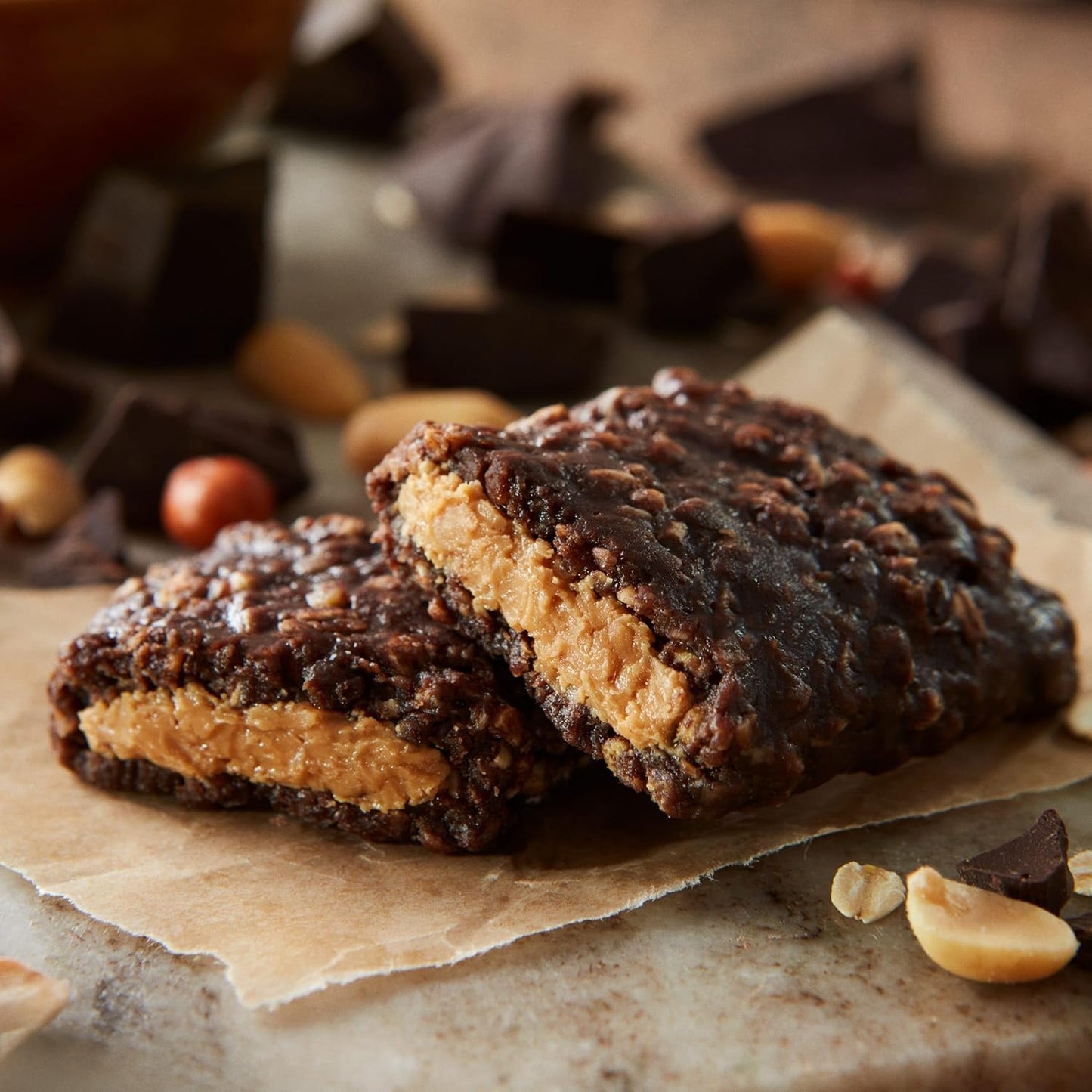 CLIF Nut Butter Bar - Chocolate Peanut Butter - Energy Snack Bars - Non-GMO - USDA Organic - Plant Based - Low Glycemic - 1.76 oz. (5 Pack)
