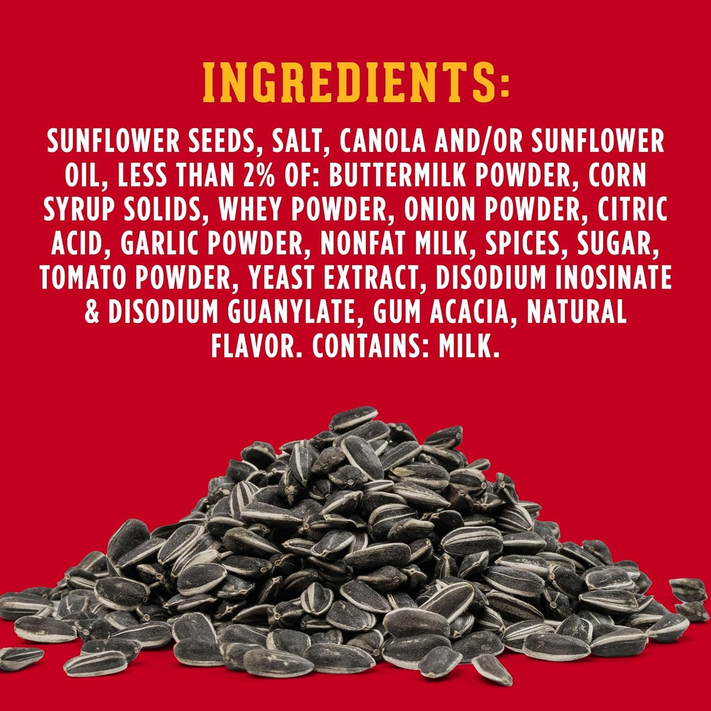 DAVID Jumbo Sunflower Seeds, Ranch Flavor, 5.25 oz.