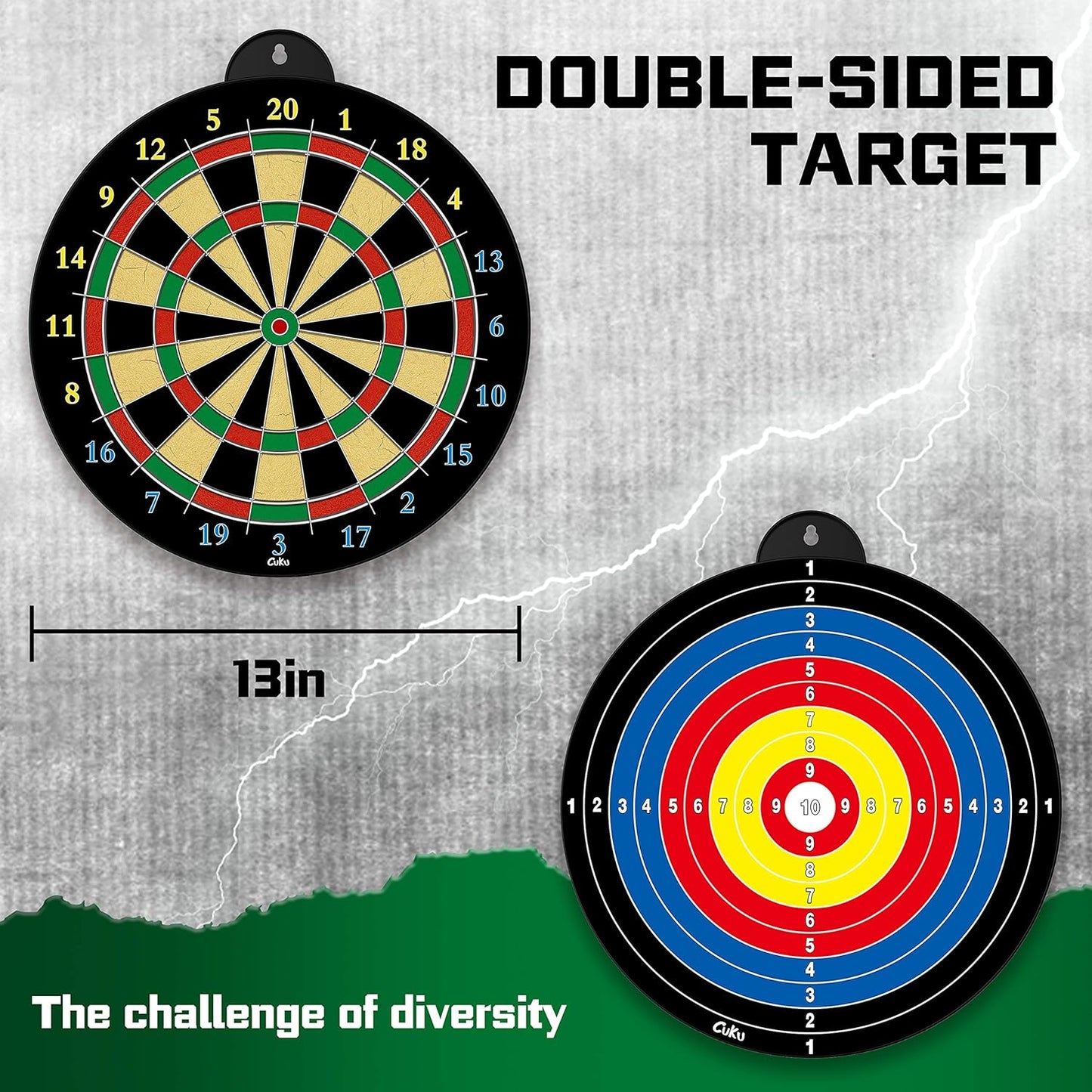 Magnetic Dart Board - 12pcs Magnetic Darts - Excellent Indoor Game and Party Games - Gifts for 5 6 7 8 9 10 11 12 Year Old Boy Kids