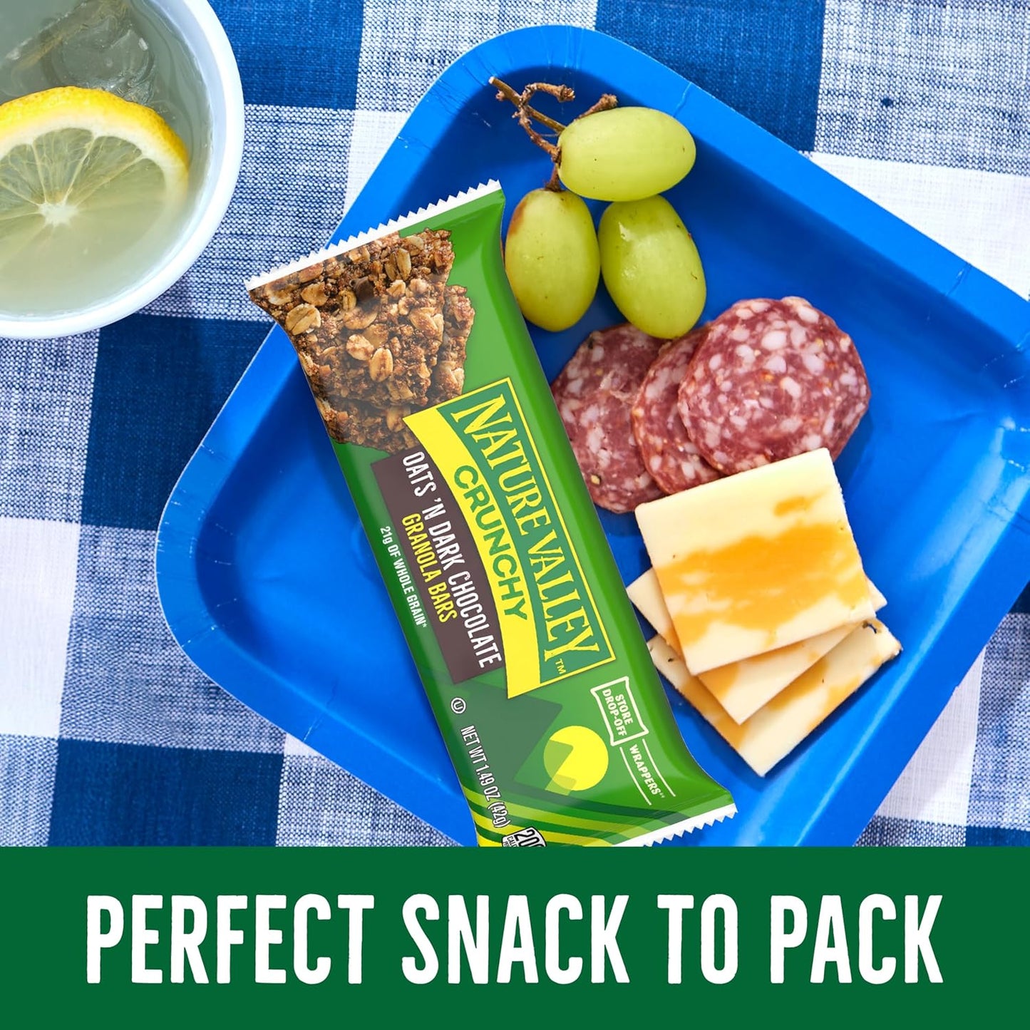 Nature Valley Crunchy Granola Bars, Oats 'N Dark Chocolate, 24 Bars, 17.88 oz (12 Pouches)