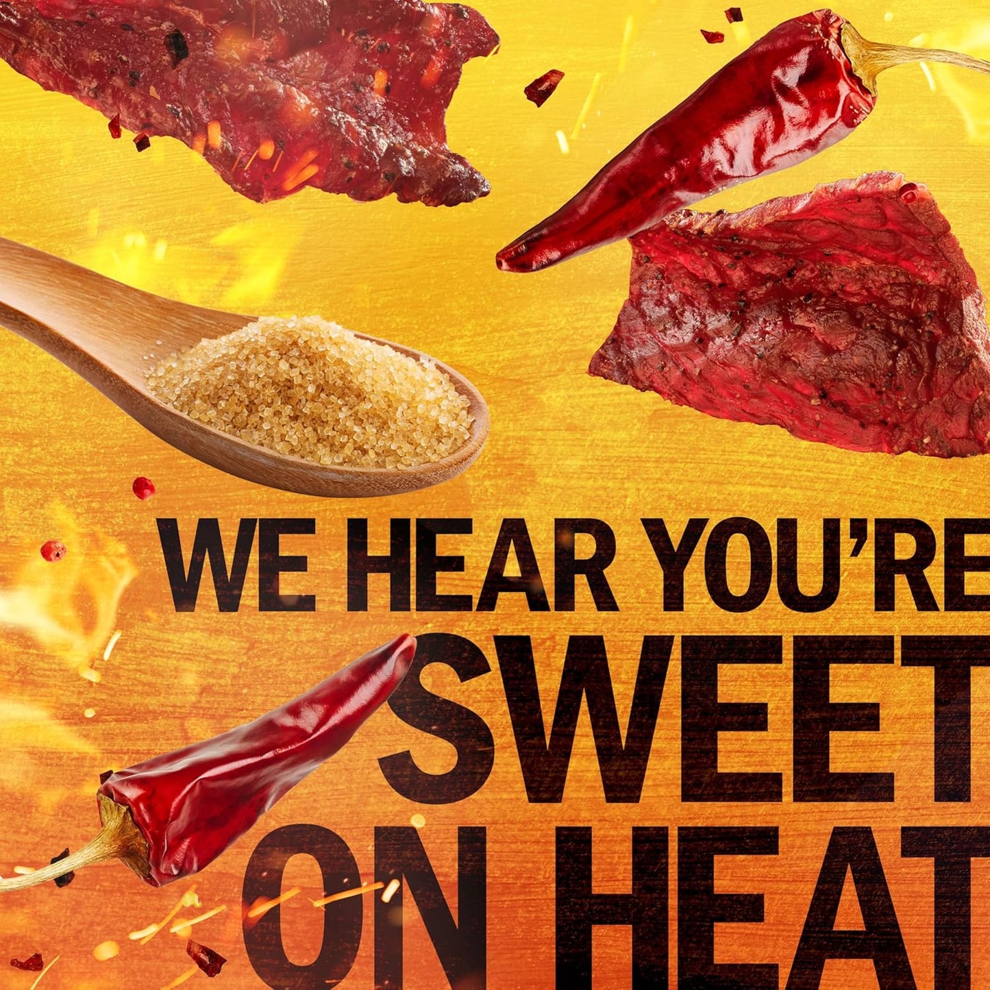 Jack Link's Beef Jerky, Sweet & Hot, Large Jerky Bags - Flavorful Meat Snacks, Ready to Eat Protein Snacks, 9g of Protein per Serving, Made with 100% Beef - 9 Oz. (Pack of 2)