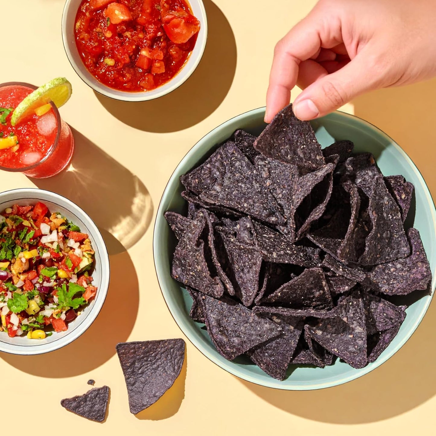 Late July Blue Corn Organic Tortilla Chips, 10.1 Oz Bag