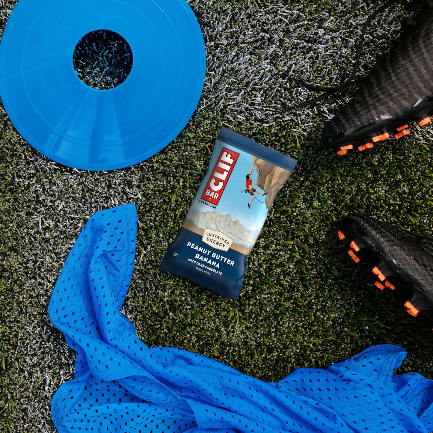 clif bar energy protein bars peanut butter banana dark chocolate organic oats non gmo 10 pack