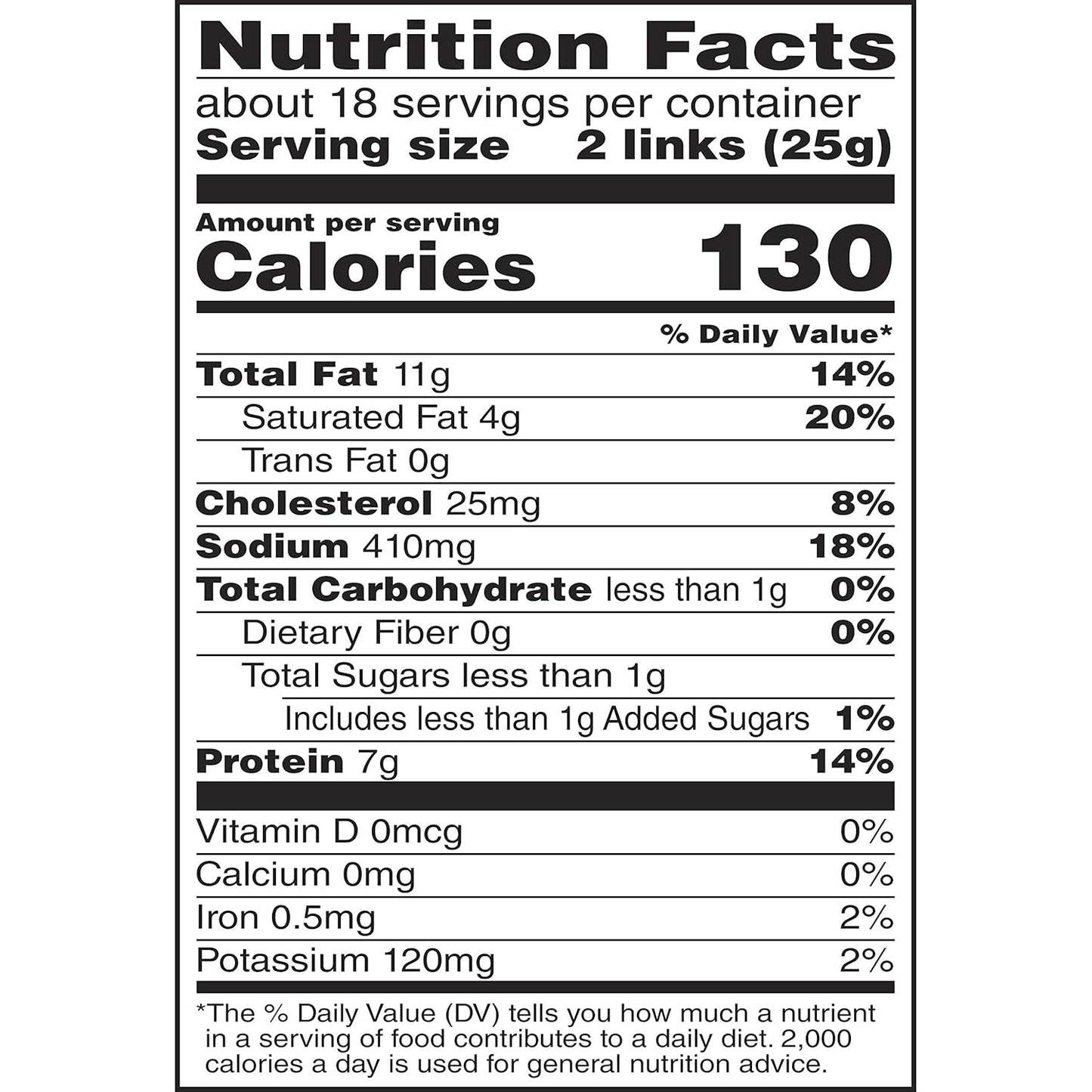 Duke's Pork Original Smoked Shorty Sausages, 7g Protein Per Serving, 16 oz.