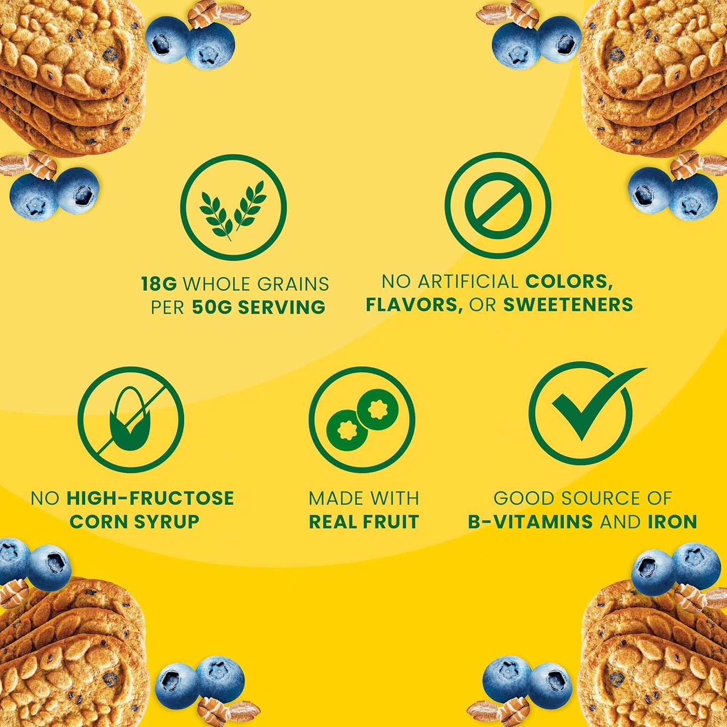 belVita Breakfast Bars Biscuits, Blueberry, Value Pack, 12 Packs with 4 Biscuits Per Pack