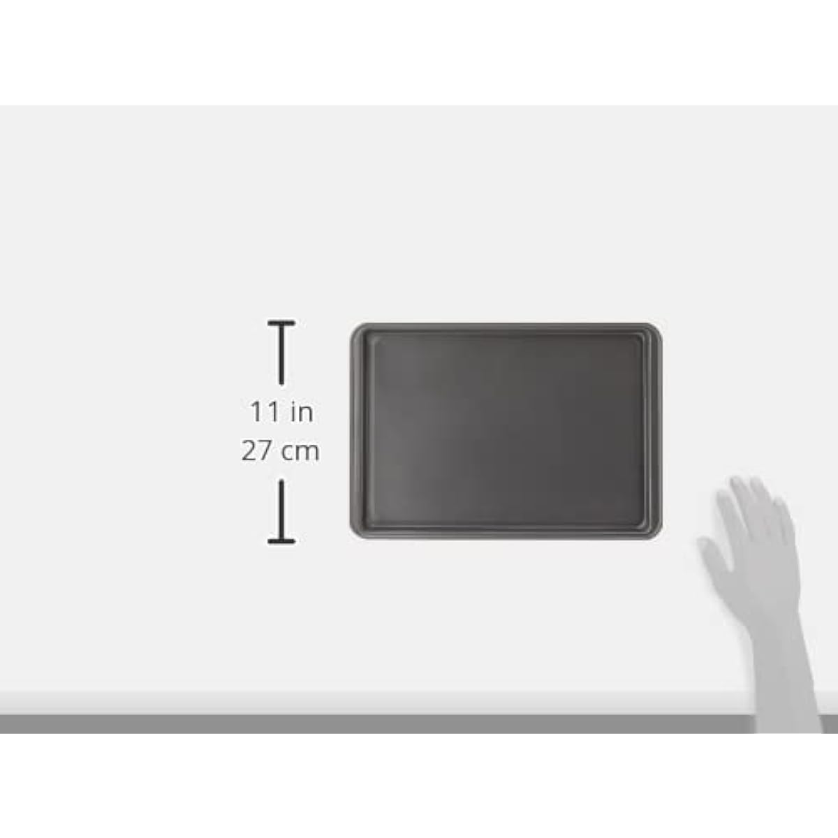 GoodCook Everyday Nonstick Carbon Steel Baking Sheet Set, 3 Pack – Small 13” x 9”, Medium 15” x 10”, Large 17” x 11” – Carbon Steel Cooking Pans, Cookie Sheet Bakeware Set