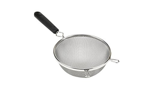 GoodCook Everyday 6 Inch Mesh Strainer with Stainless Steel Mesh and Frame