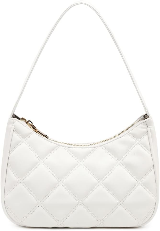 Shoulder Bags for Women, Cute Hobo Tote Handbag Mini Clutch Purse with Zipper Closure