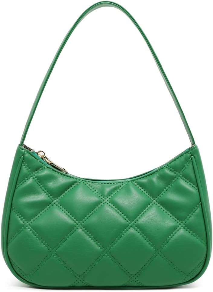 Shoulder Bags for Women, Cute Hobo Tote Handbag Mini Clutch Purse with Zipper Closure