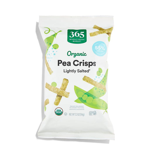 365 by Whole Foods Market, Organic Lightly Salted Pea Crisps, 3.3 oz